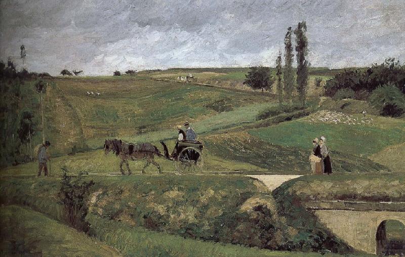 Leads to the loose many this graciousness Li road, Camille Pissarro